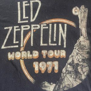 Vintage Led Zeppelin Band Tee sz small